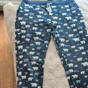 Eddie Bauer Blue Polar Bear Pajama Pants
